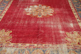 Antique Oushak Shabby Chic Rug 10'0" x 12'8''