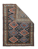 Antique Caucasian Shirvan Rug 2'9'' x 3'9''