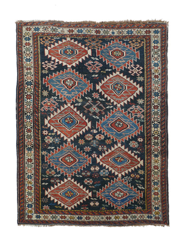 Antique Caucasian Shirvan Rug 2'9'' x 3'9''