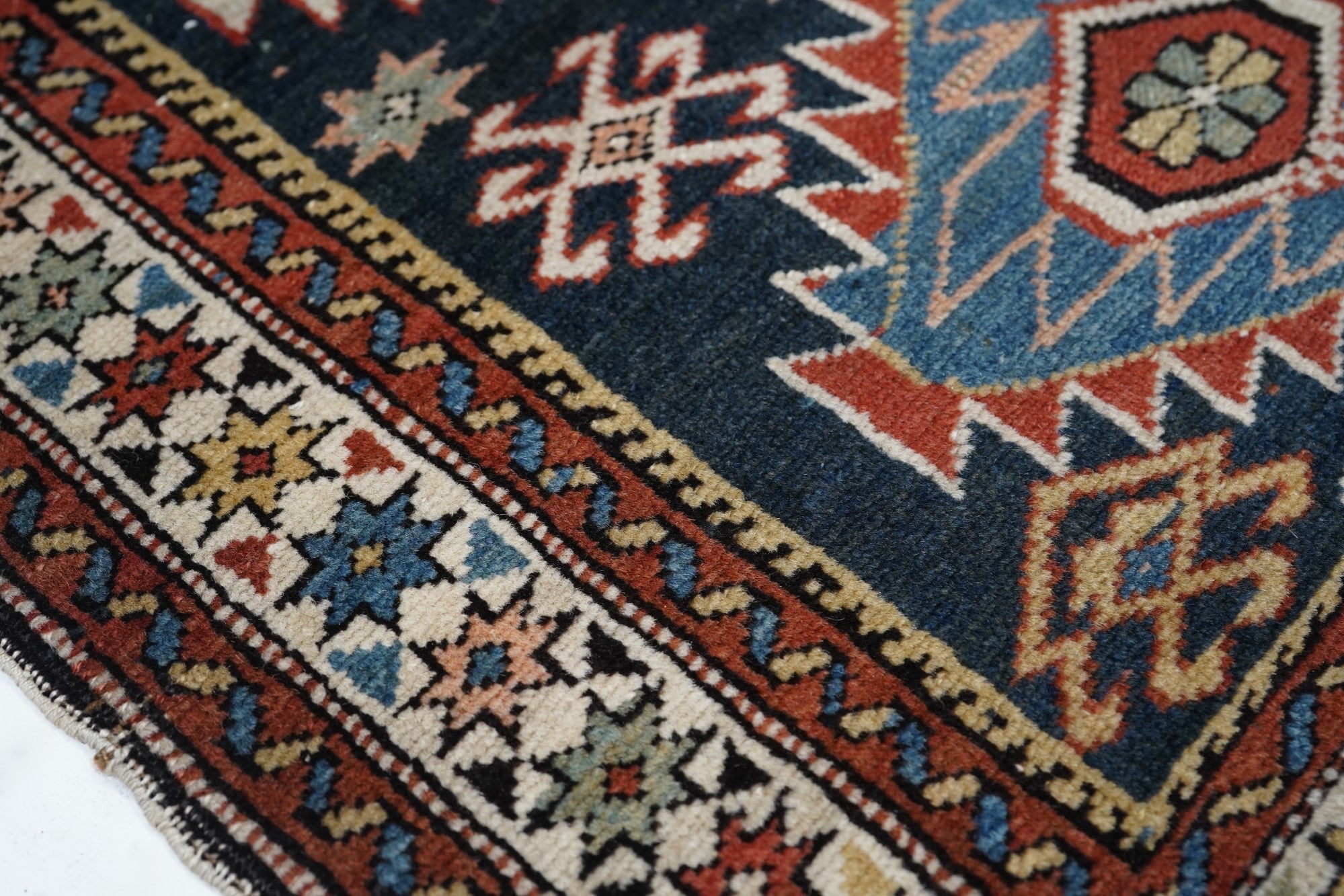 Antique Caucasian Shirvan Rug 2'9'' x 3'9''