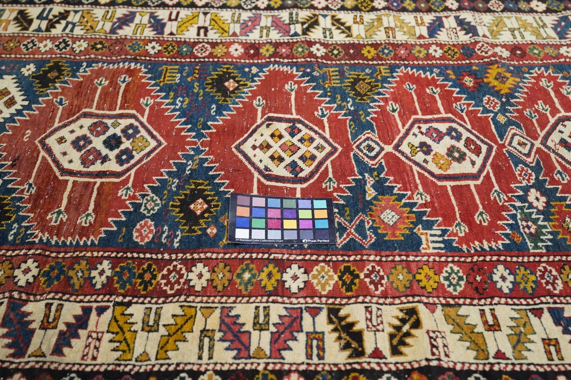 Antique Caucasian Kuba Rug 3'8'' x 5'0"