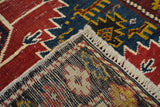 Antique Caucasian Kuba Rug 3'8'' x 5'0"
