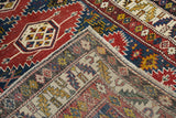 Antique Caucasian Kuba Rug 3'8'' x 5'0"