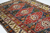 Antique Caucasian Kuba Rug 3'8'' x 5'0"