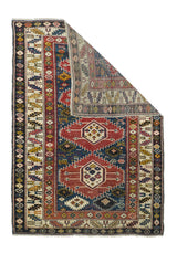 Antique Caucasian Kuba Rug 3'8'' x 5'0"