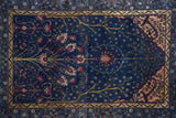 Antique  Tehran Rug 4'5'' x 6'7''