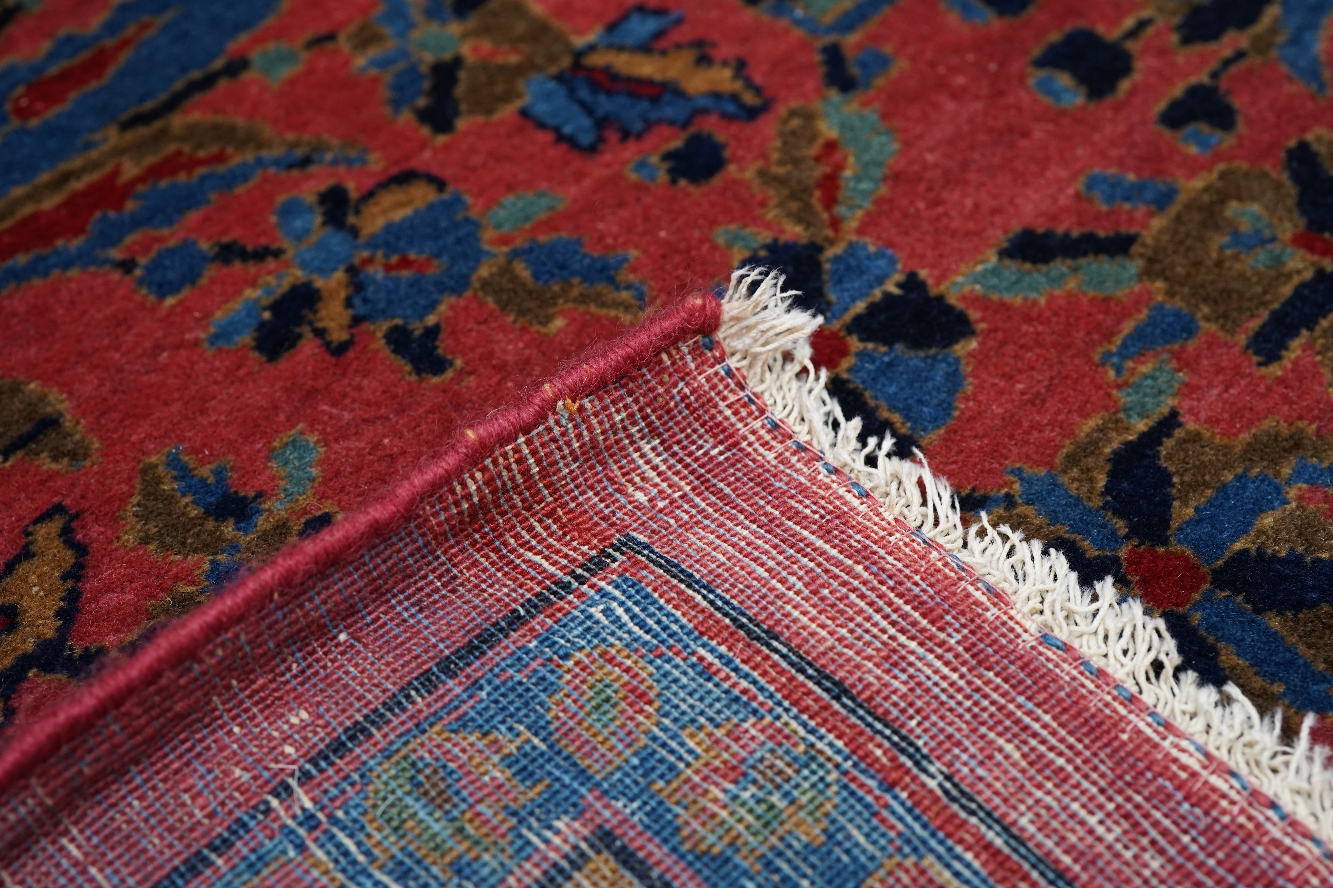 Antique Kashan Rug 11'7'' x 15'3''
