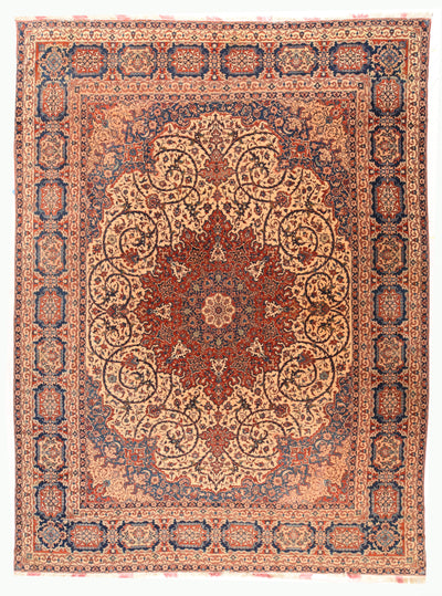 Antique  Isfahan Rug 11'0'' x 16'0''