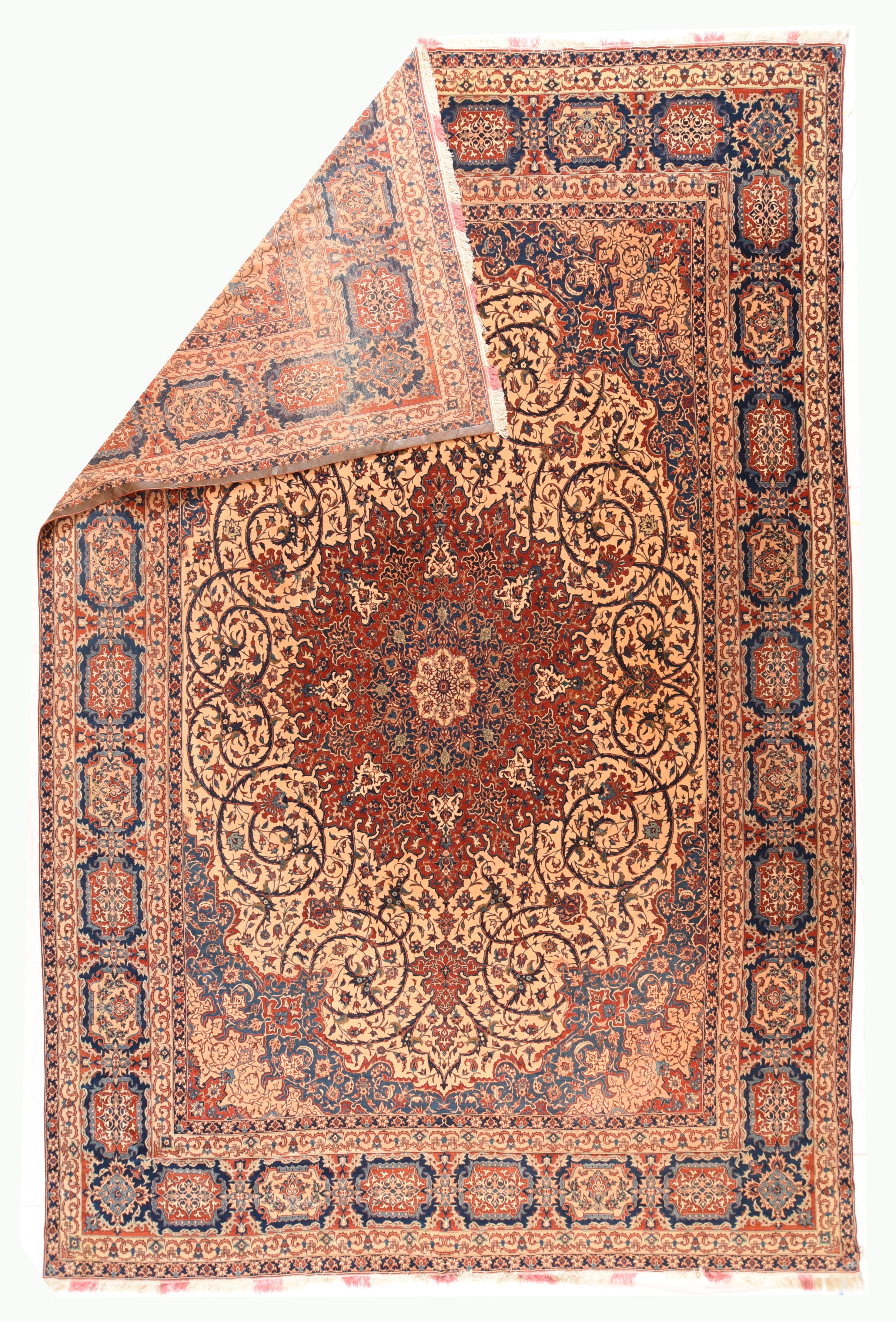 Antique  Isfahan Rug 11'0'' x 16'0''