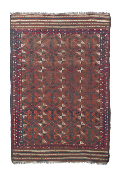 Vintage Kilim Rug 3'4'' x 4'11''
