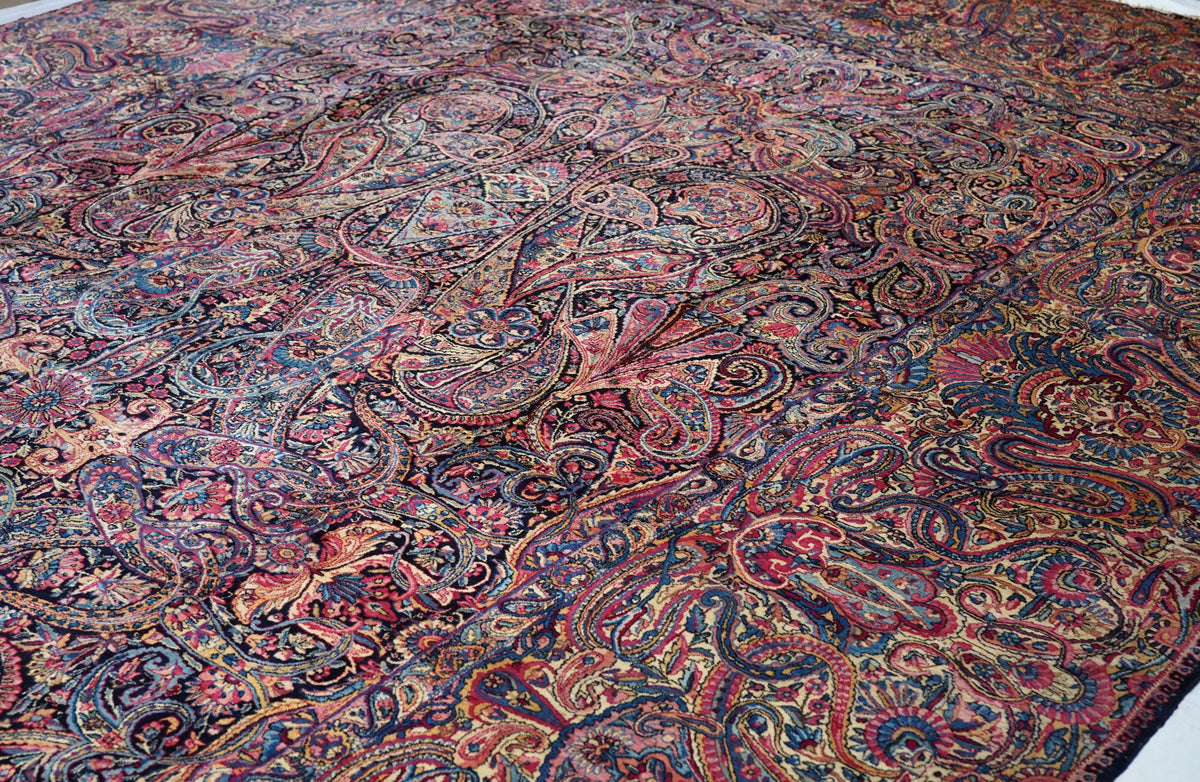 Antique Kerman Rug 10'7'' x 19'2''