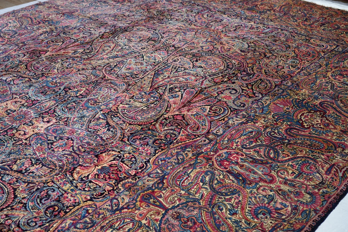 Antique Kerman Rug 10'7'' x 19'2''