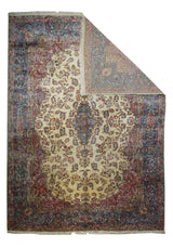 Vintage Kerman Rug 9'8'' x 13'7''
