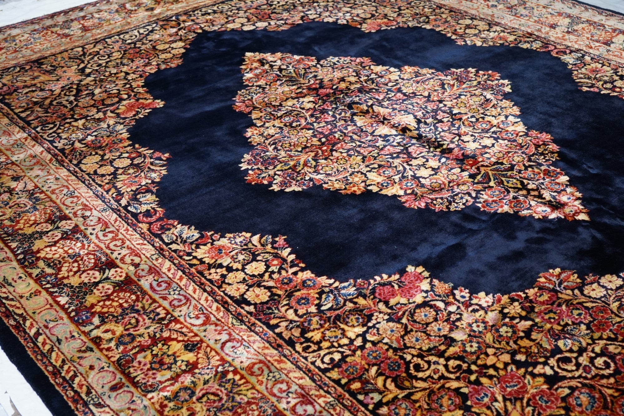Vintage Sarouk Rug 10'2'' x 13'1''