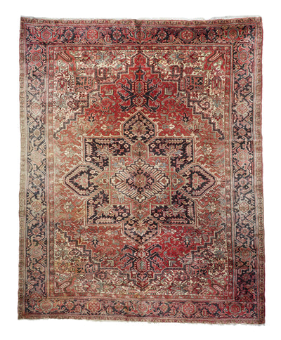 Vintage Heriz Rug 9'6'' x 11'11''