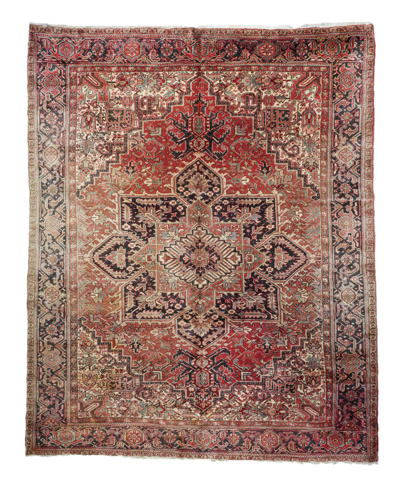 Vintage Heriz Rug 9'6'' x 11'11''
