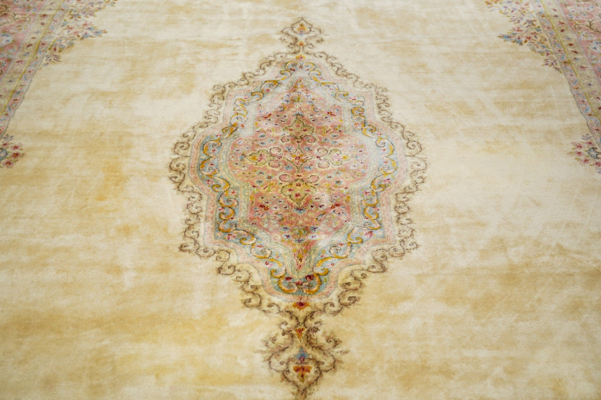 Vintage Kerman Rug 10'1'' x 21'9''