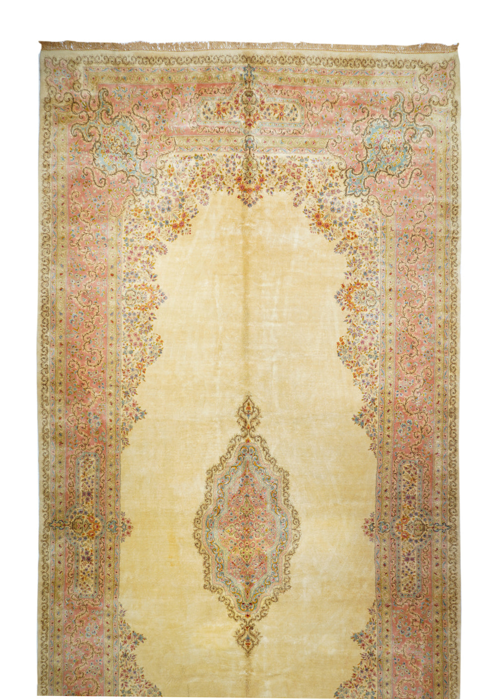 Vintage Kerman Rug 10'1'' x 21'9''