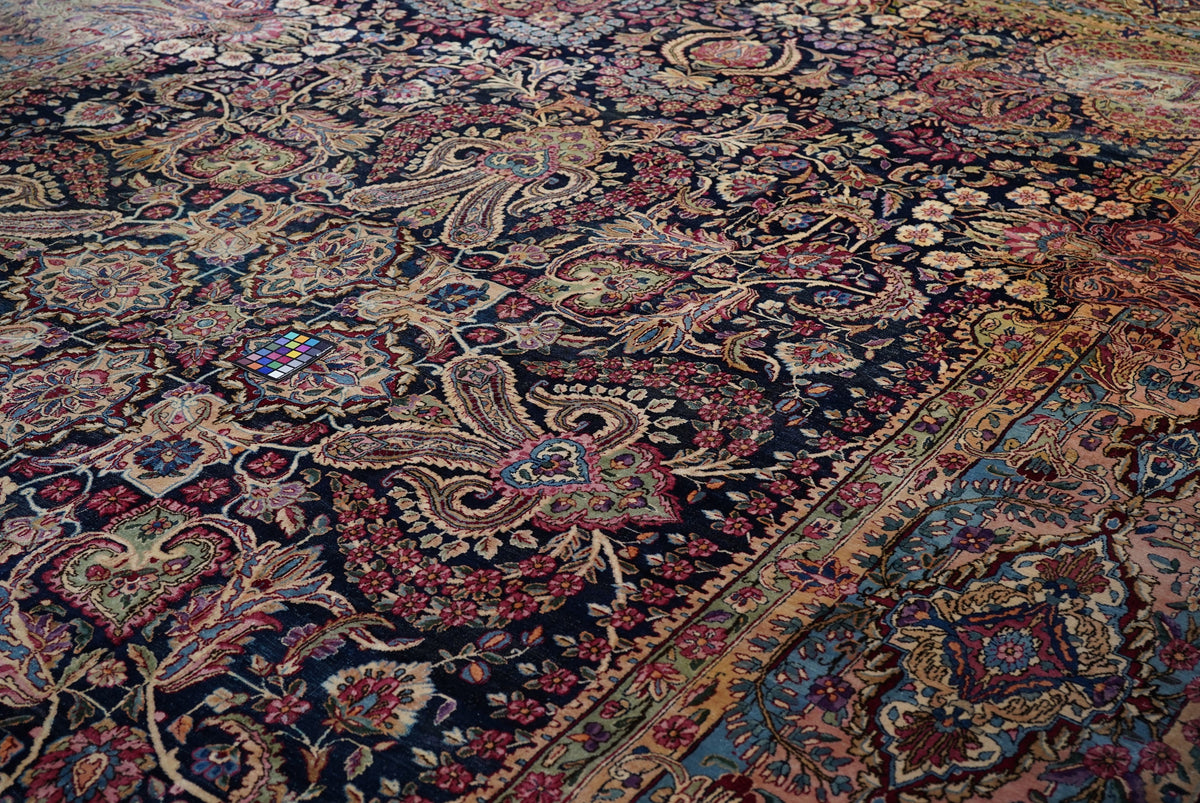Fine Antique  Kerman Rug 11'9'' x 20'5''