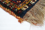 Fine Antique  Qashqai Wool Rug 5'0" x 8'2''