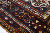 Fine Antique  Qashqai Wool Rug 5'0" x 8'2''