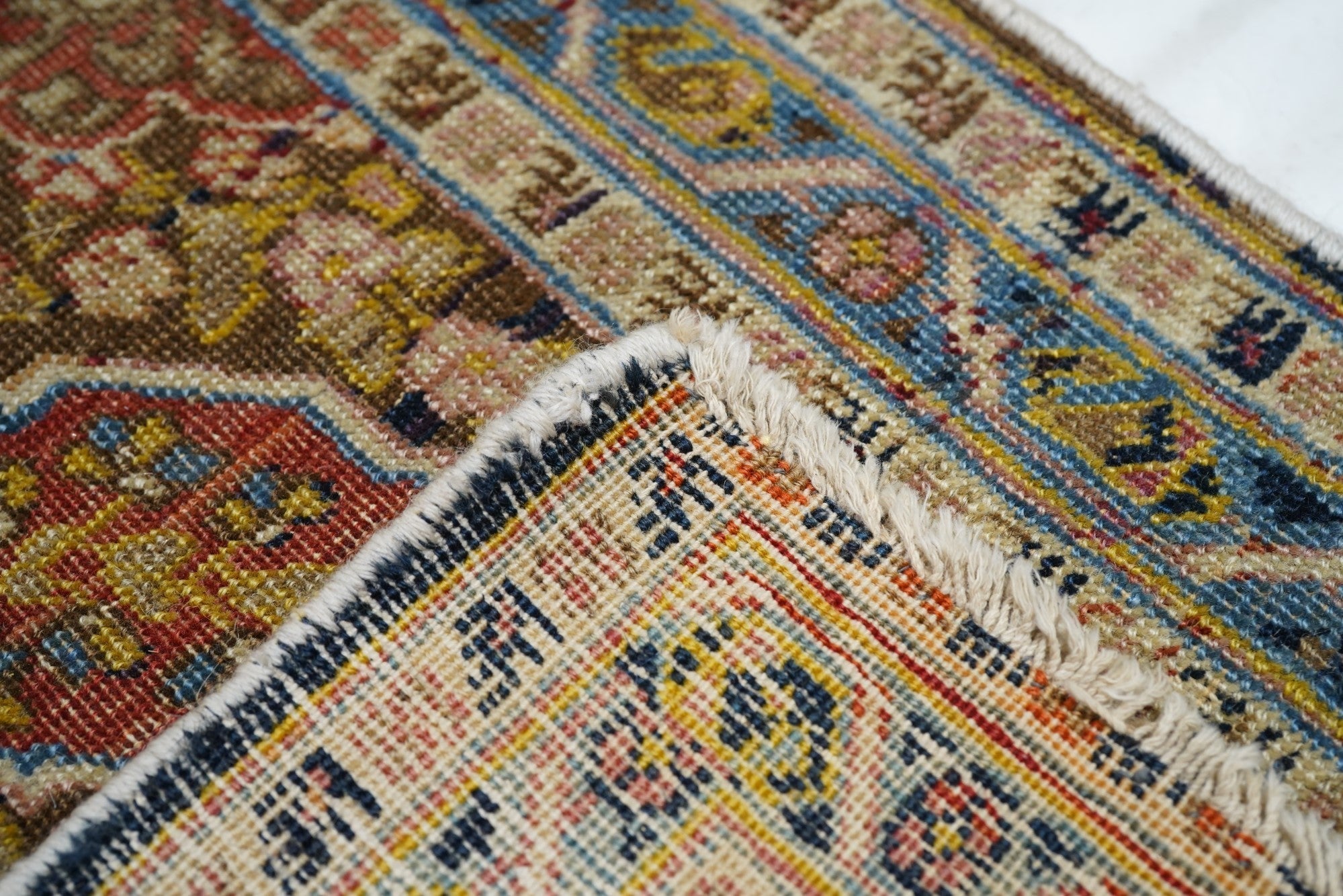 Fine Antique Tabriz Haji Jalili Rug 1'10'' x 2'4''