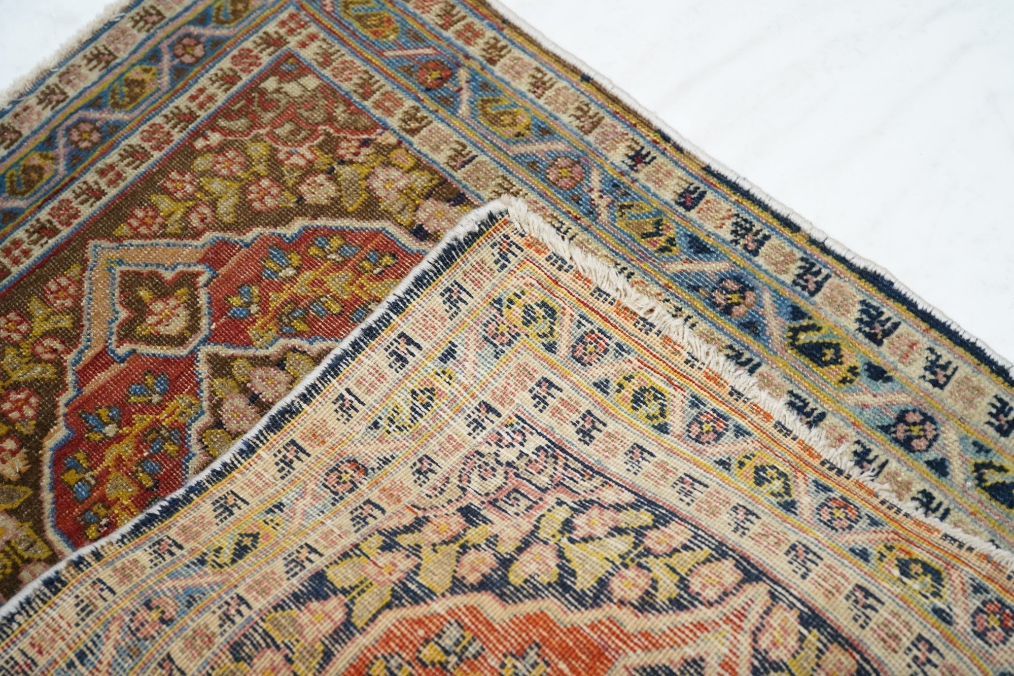 Fine Antique Tabriz Haji Jalili Rug 1'10'' x 2'4''