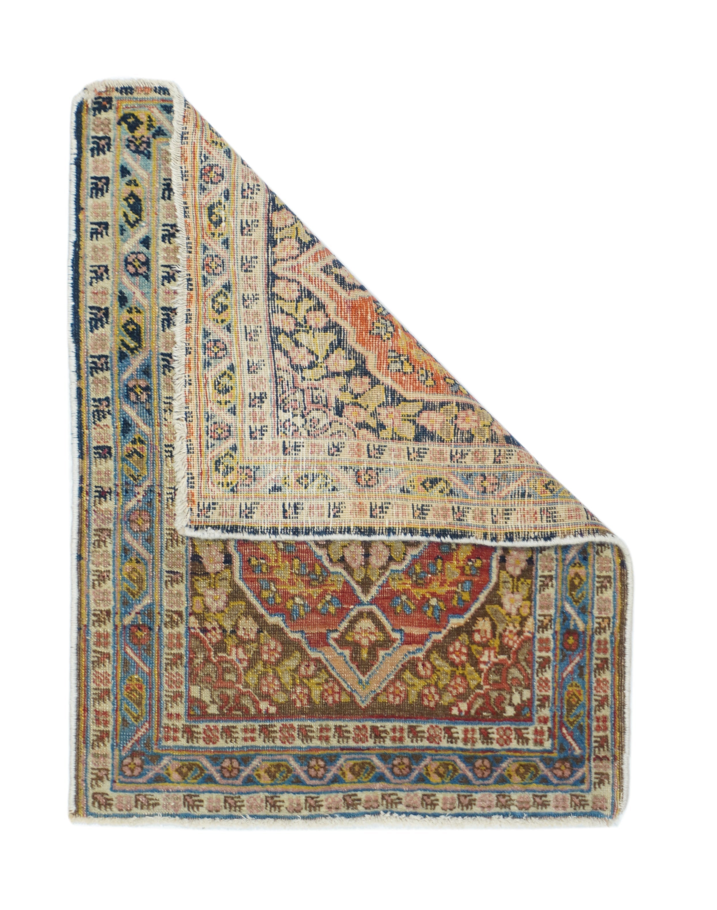 Fine Antique Tabriz Haji Jalili Rug 1'10'' x 2'4''