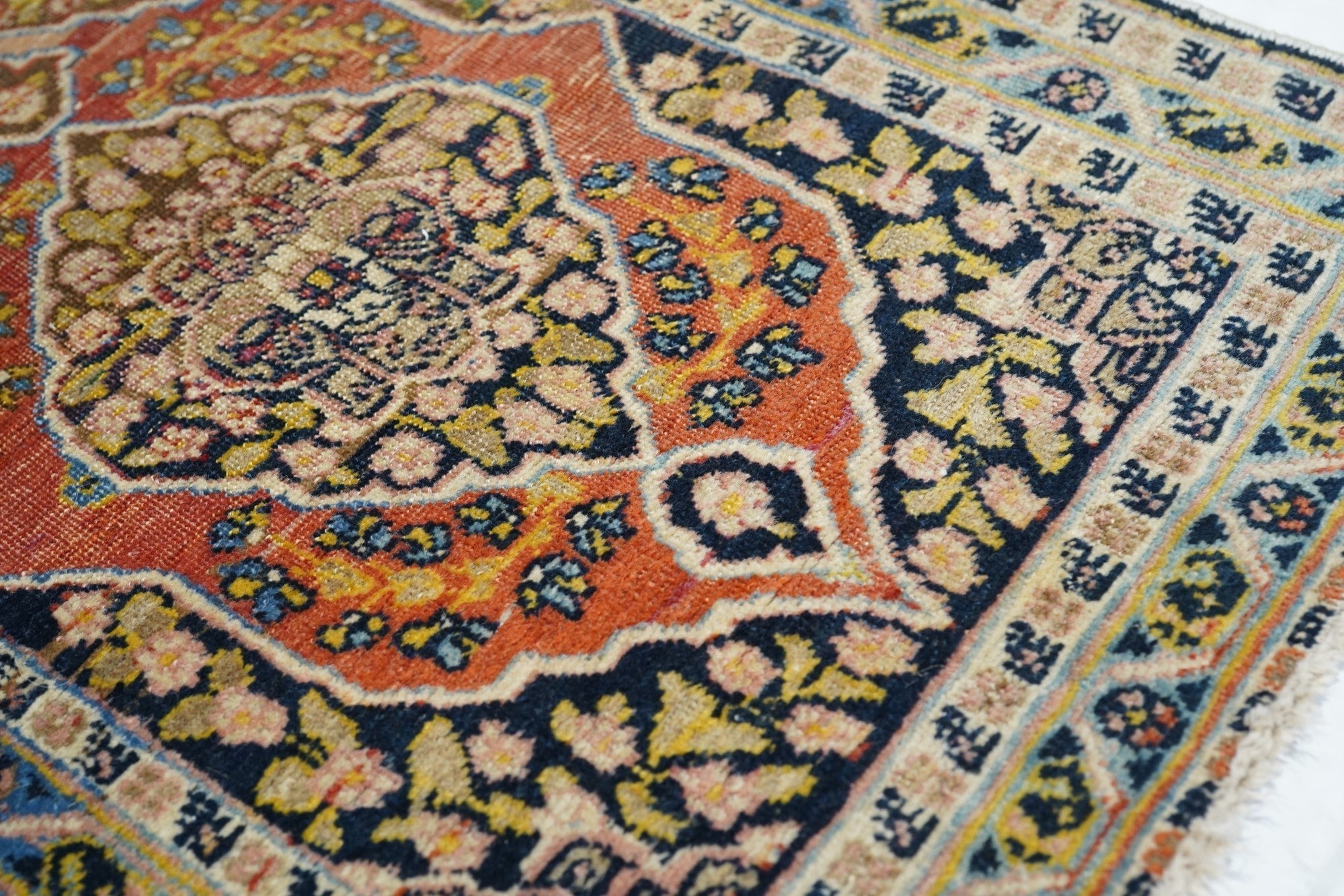 Fine Antique Tabriz Haji Jalili Rug 1'10'' x 2'4''