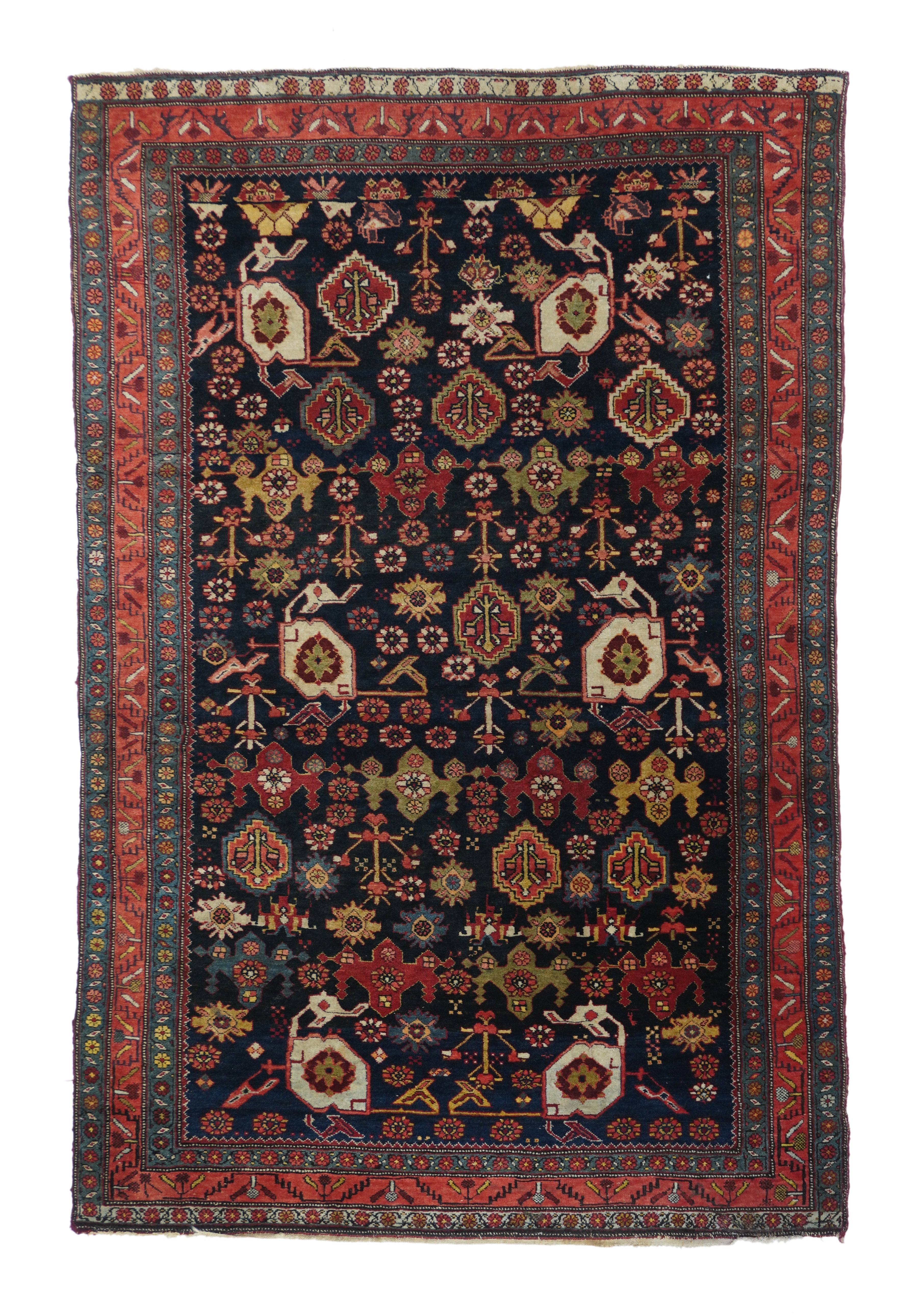 Antique Bidjar Rug 4'2'' x 6'6''