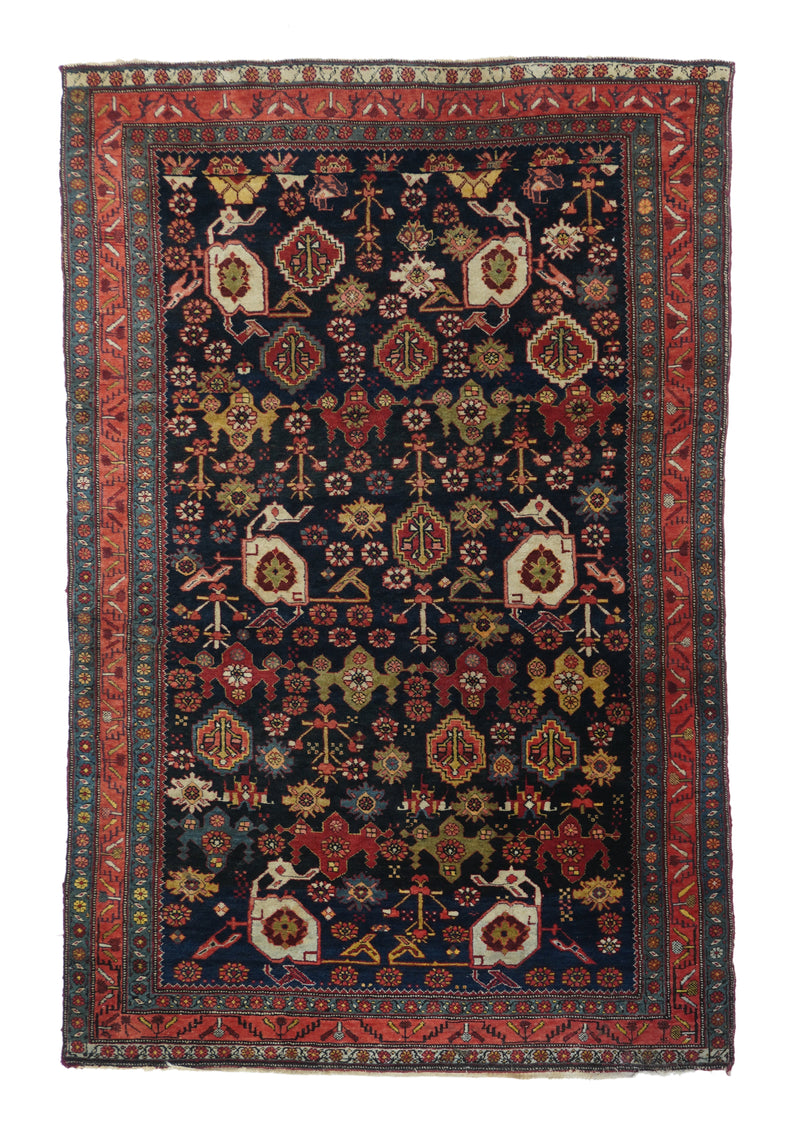 Antique Bidjar Rug 4'2'' x 6'6''
