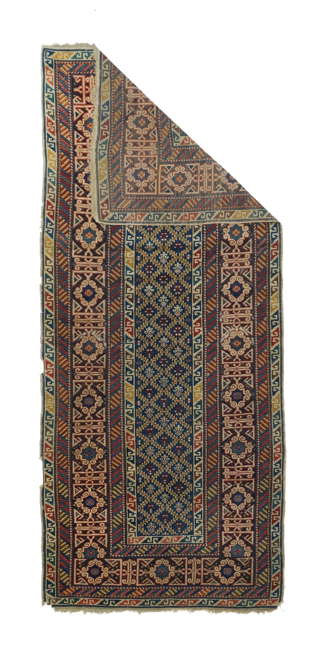 Antique Kuba Rug 3'7'' x 8'3''