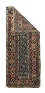 Antique Kuba Rug 3'7'' x 8'3''