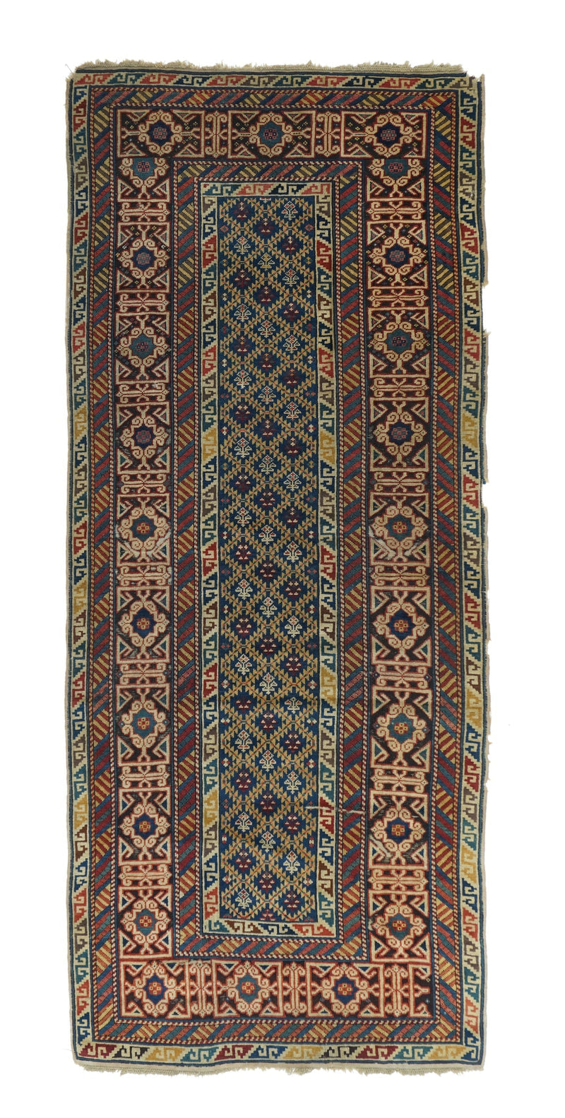 Antique Kuba Rug 3'7'' x 8'3''