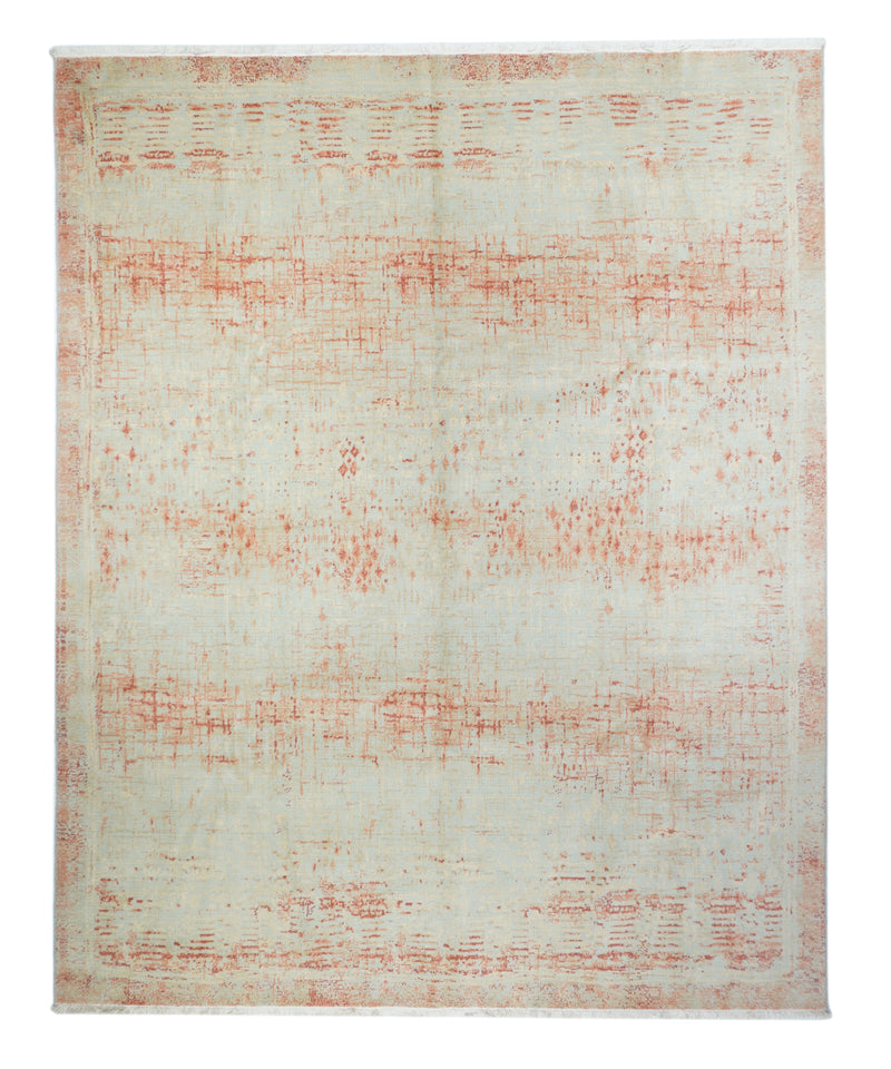 Abstract Wool Rug 8'0
