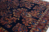 Antique Mohajeran Sarouk Rug 4'2" x 6' 2"