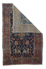 Antique Farahan Sarouk Rug 3'3'' x 4'11''