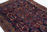 Antique Sarouk Rug 3'4'' x 4'8''