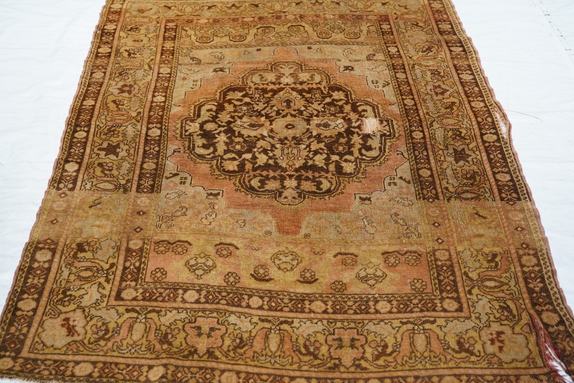 Vintage Turkish Rug 4'6'' x 6'5''