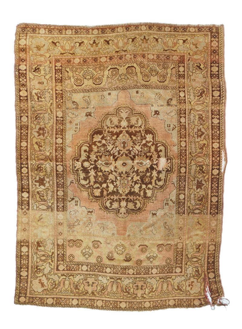 Vintage Turkish Rug 4'6'' x 6'5''