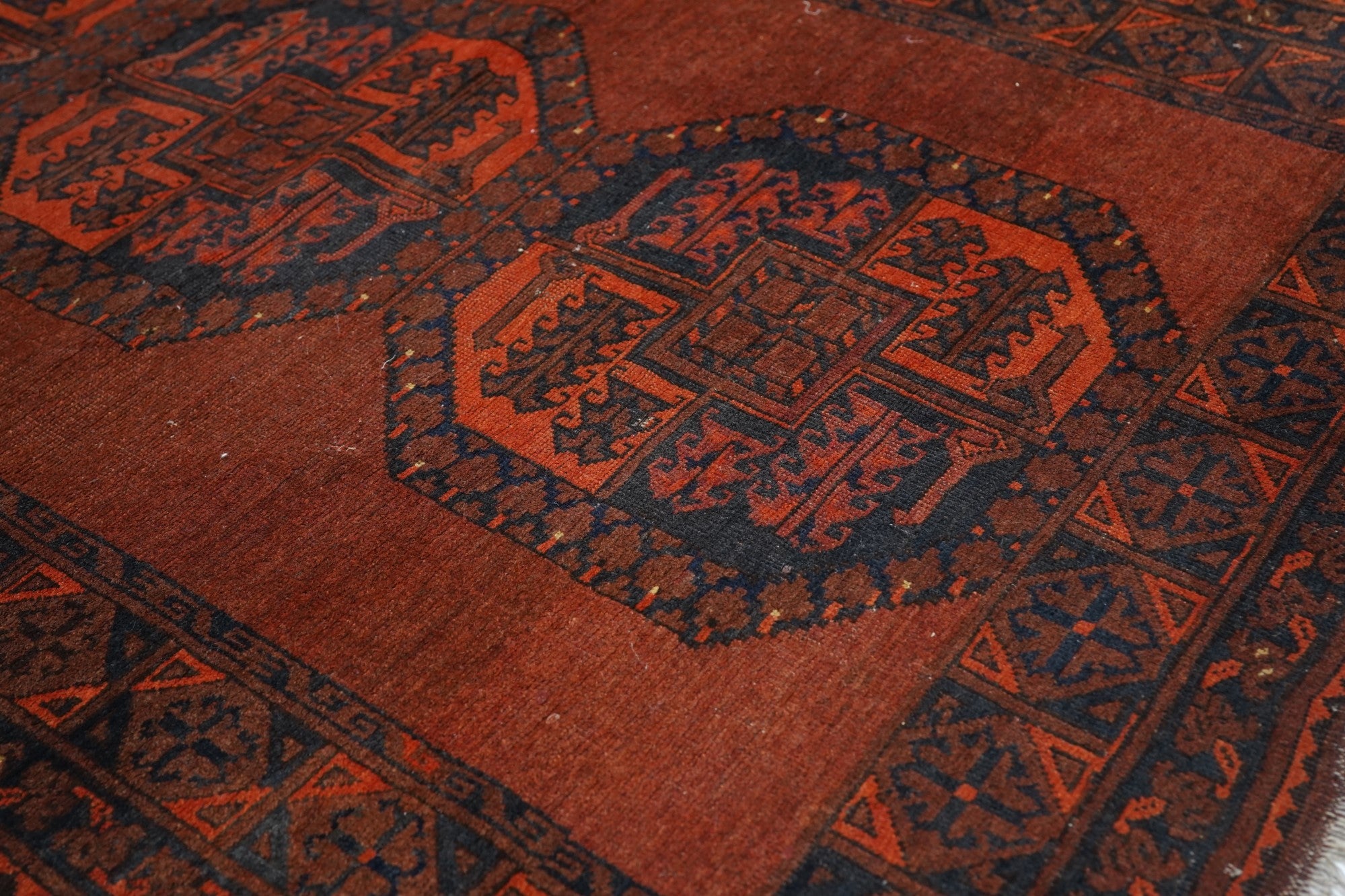 Vintage Afgan Rug 3'9'' x 5'5''