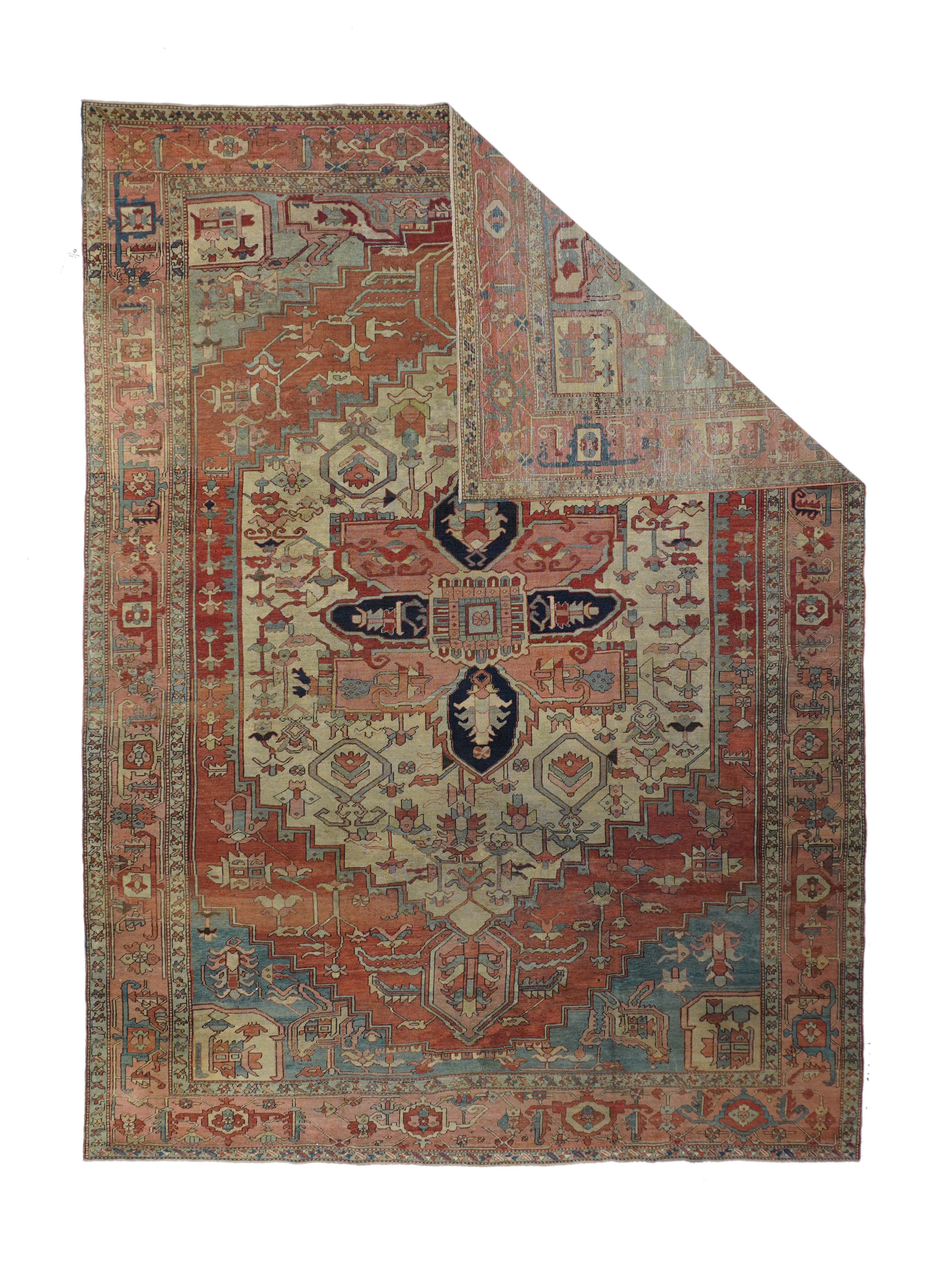 Antique Serapi Rug 8'5'' x 12'0"