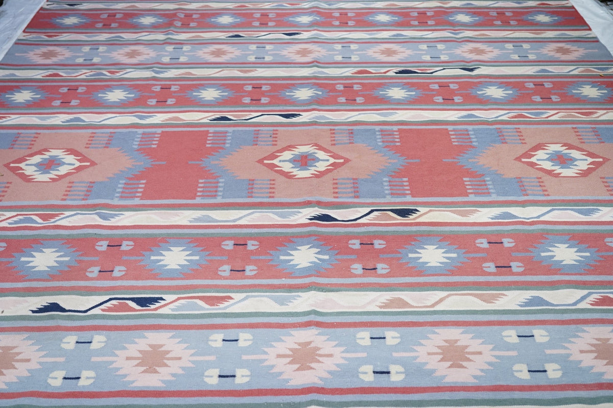 Vintage Kilim Rug 9'1'' x 12'3''