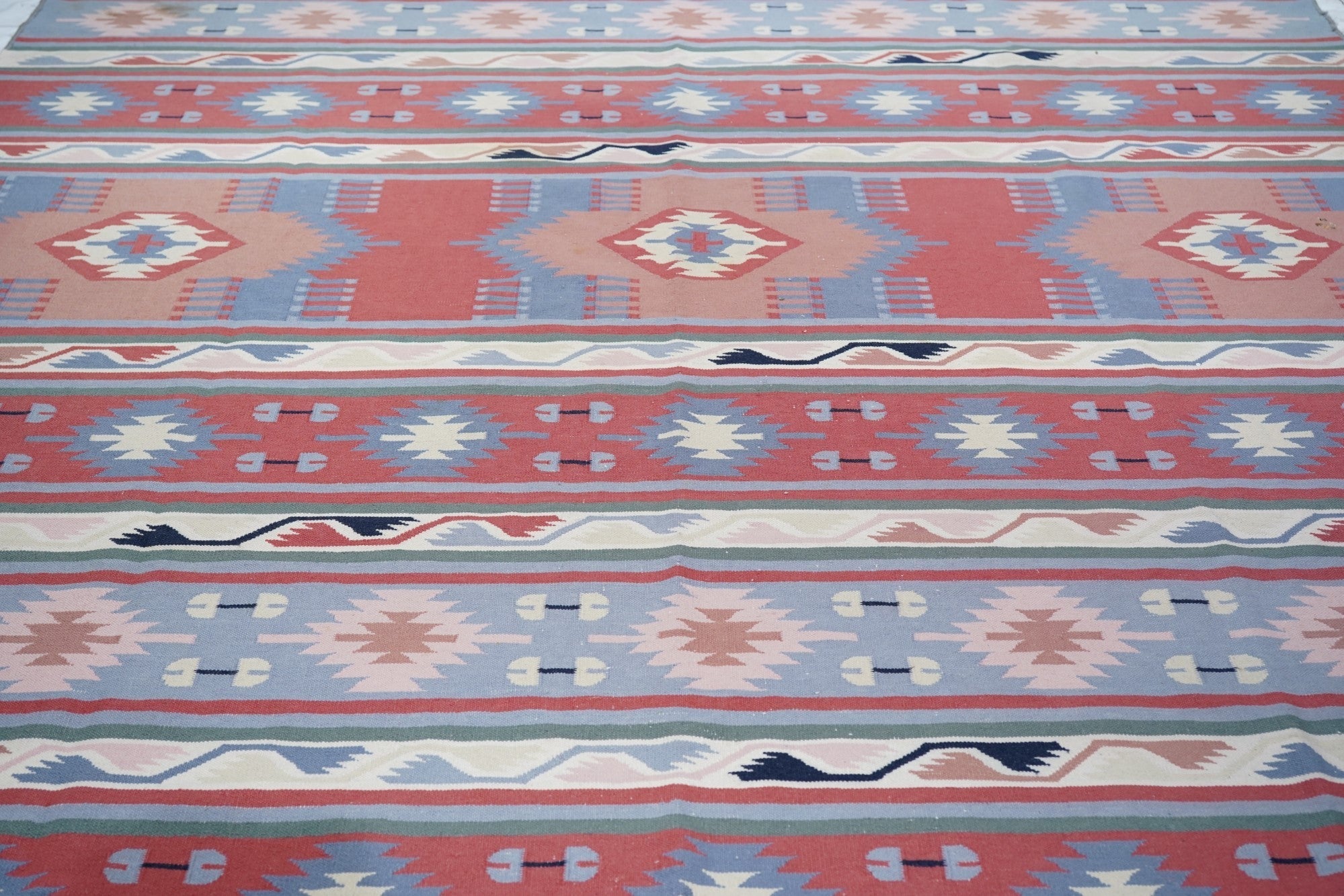 Vintage Kilim Rug 9'1'' x 12'3''