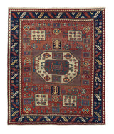 Antique Karabagh Kazak Rug 5'7'' x 6'8''