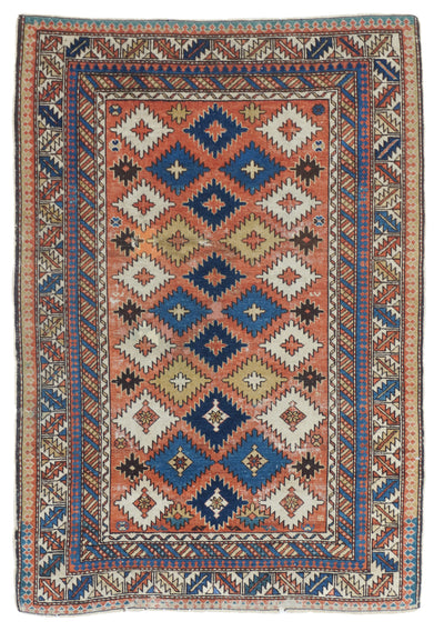 Antique Caucasian Shirvan Rug 2'7'' x 3'9''