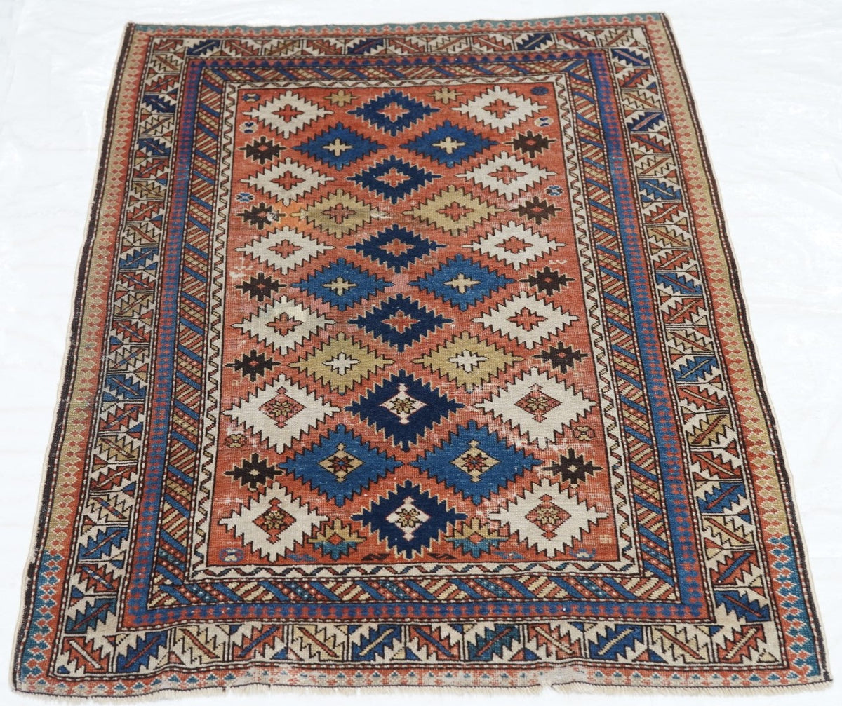 Antique Caucasian Shirvan Rug 2'7'' x 3'9''