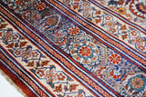Antique Fine  Heriz Silk Rug 4' 3'' x 6' 5''