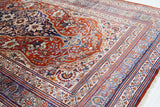 Antique Fine  Heriz Silk Rug 4' 3'' x 6' 5''