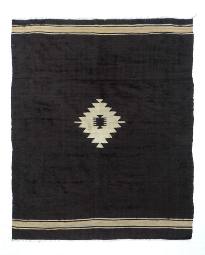 Vintage Moroccan Kilim Rug 4'5'' x 5'4''